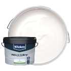 Wickes Vinyl Silk Emulsion Paint - Pure Brilliant White - 10L
