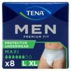 Tena Men Premium Pants Large 8 per pack