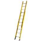 Werner 2.5m Alflo Fibreglass Trade Double Extension Ladder