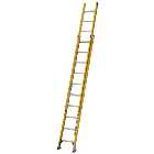 Werner 3.1m Alflo Fibreglass Trade Double Extension Ladder