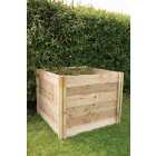 Forest Garden Slot Down Wooden Compost Bin - 3 x 3ft