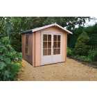 Shire 8 x 8 ft Barnsdale Double Door Log Cabin