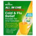 Morrisons Max Strength Cold & Flu Relief Sachets 10 per pack