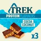 TREK Cocoa Coconut Protein Flapjacks, 3x50g