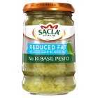 Sacla' Reduced Fat Basil Pesto, 190g