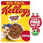 Kellogg's Coco Pops Chocolate Breakfast Cereal 650g