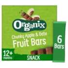 Organix Apple & Date Organic Fruit Snack Bars Multipack 102g