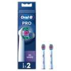 Oral-B 3DWhite Replacement Electric Toothbrush Heads Pack of 2 2 per pack