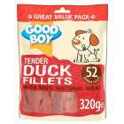 Good Boy Tender Duck Fillets Dog Treats 320g