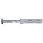 Diall Universal Grey Multi-purpose screw & wall plug (Dia)12mm (L)60mm, Pack of 20