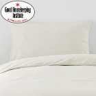 Non Iron Plain Dye Ivory Standard Pillowcase Pair