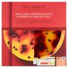 Waitrose New York Cheesecake with Raspberry & Passion Fruit, 528g