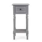 Lucy Cane Telephone Table, Grey