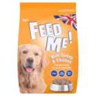 HiLife Feed Me Complete Dry Adult Dog Food Turkey & Chicken, Bacon & Veg 2kg