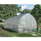 Palram Canopia Bella Extra Long Aluminium Bell Shaped Greenhouse with Polycarbonate Panels - 8 x 20ft