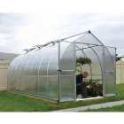 Palram Canopia Bella Long Aluminium Bell Shaped Greenhouse with Polycarbonate Panels - 8 x 16ft