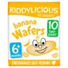 Kiddylicious Banana Maxi Wafers Baby Snacks 10 x 4g