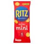 Ritz Crackers Original Mini Crackers Multipack 6 Pack, 6x25g