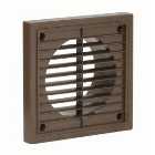 Manrose Brown PVC Fixed Grille - 100mm