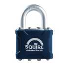 Squire Hardened Steel Shackle Laminated Padlock with Fixings - 38mm