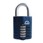 Squire Heavy Duty Combination Padlock with Hardened Steel Shackle - 60mm