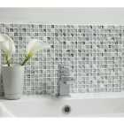 Wickes Ice Glass & Stone Mosaic Tile Sheet - 300 x 300mm