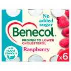 Benecol No Added Sugar Raspberry Yogurt Drinks, 6x67.5g
