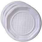 Essential Housewares Disposable Plastic Plates - 25 Pack