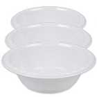 Essential Housewares Disposable Plastic Bowls - 25 Pack