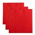 Essential Housewares Paloma 2-Ply Red Paper Napkins 40x40cm - 50 Pack