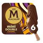 Magnum Mini Double Caramel Chocolate Ice Cream Sticks, 6x55ml