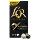 L'OR Espresso Ristretto Coffee Pods x10 Intensity 11 52g