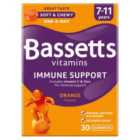 Bassetts Vitamins Immune Support 7-11 Years Orange Flavour 30 Chewies