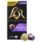 L'OR Espresso Lungo Profondo Coffee Pods x10 Intensity 8 10 x 5.2g