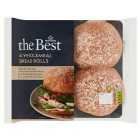 Morrisons The Best Wholemeal Rolls 4 per pack