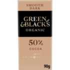 Green & Black's Smooth 50% Dark Chocolate Bar 90g