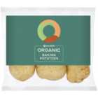 Ocado Organic British Baking Potatoes 1.2kg