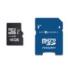 MyMemory LITE 16GB Micro SD Card (SDHC) UHS-1 U1 + Adapter - 80MB/