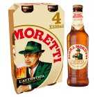 Birra Moretti Premium Lager Beer Bottle, 4x330ml