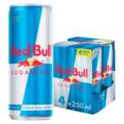 Red Bull Energy Drink Sugar Free Cans 4 x 250ml