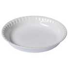 Pyrex Supreme Ceramic Pie Dish, White 25cm