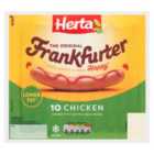 Herta Chicken Frankfurter 10 Pack 350g