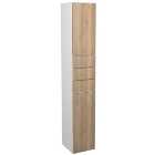 Wickes Vienna Oak Tower Unit with Drawers - 300 x 1762mm