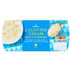 Morrisons 2 Clotted Cream Rice Puddings 2 x 145g
