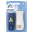 Glade Touch & Fresh Holder & Refill Clean Linen Air Freshener 10ml