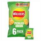 Walkers Pickled Onion Multipack Crisps 6 per pack