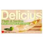 Delicius Sardine Fillets in Organic Extra Virgin Olive Oil 90g