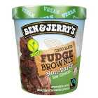 Ben & Jerry's Dairy Free Chocolate Fudge Brownie Vegan Ice Cream Tub 465ml