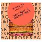 Waitrose Salt Beef & Mustard Mayo Sandwich, Each