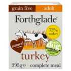 Forthglade Grain Free Adult Dog Food Trays In Turkey 395g